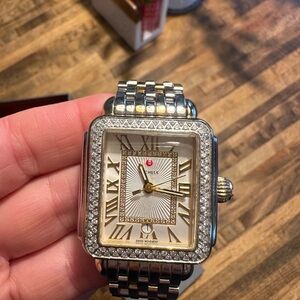 Michele Two-Tone Diamond Women's Watch